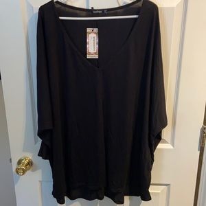 NWT Boohoo Black Top